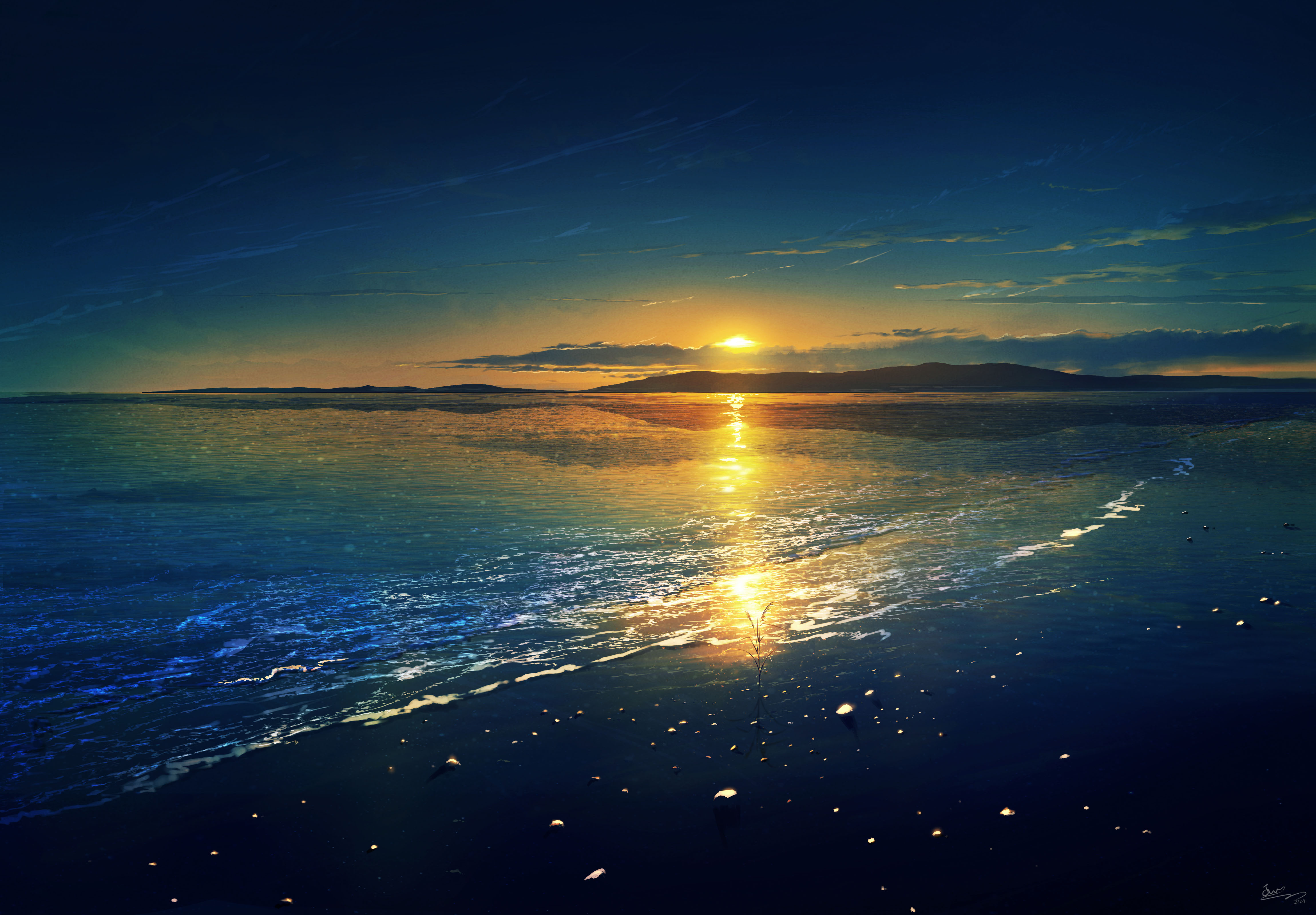 海浪与微光